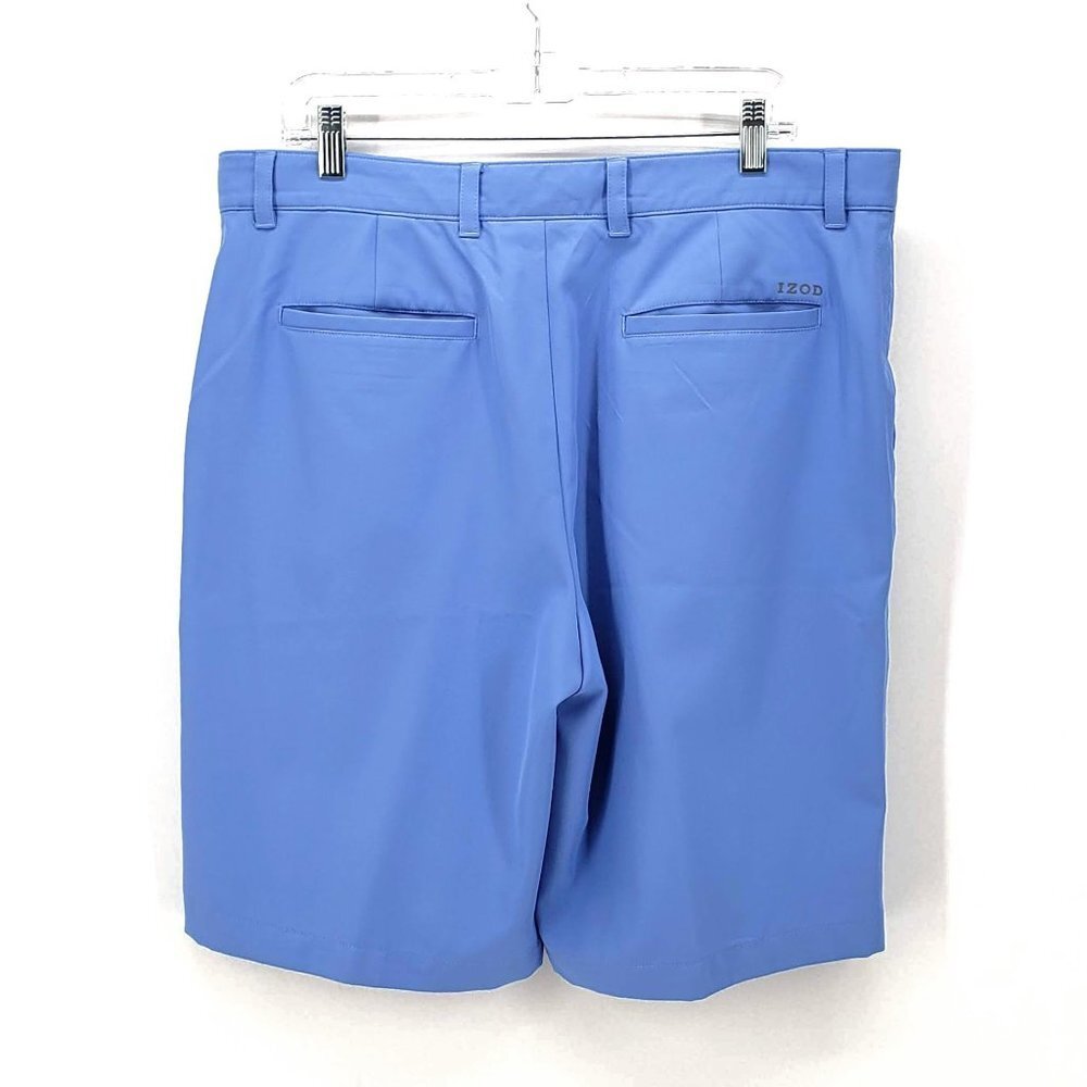 IZOD Golf Sky Blue Men's Shorts 36 Classic Preppy Bright - Picture 6 of 6